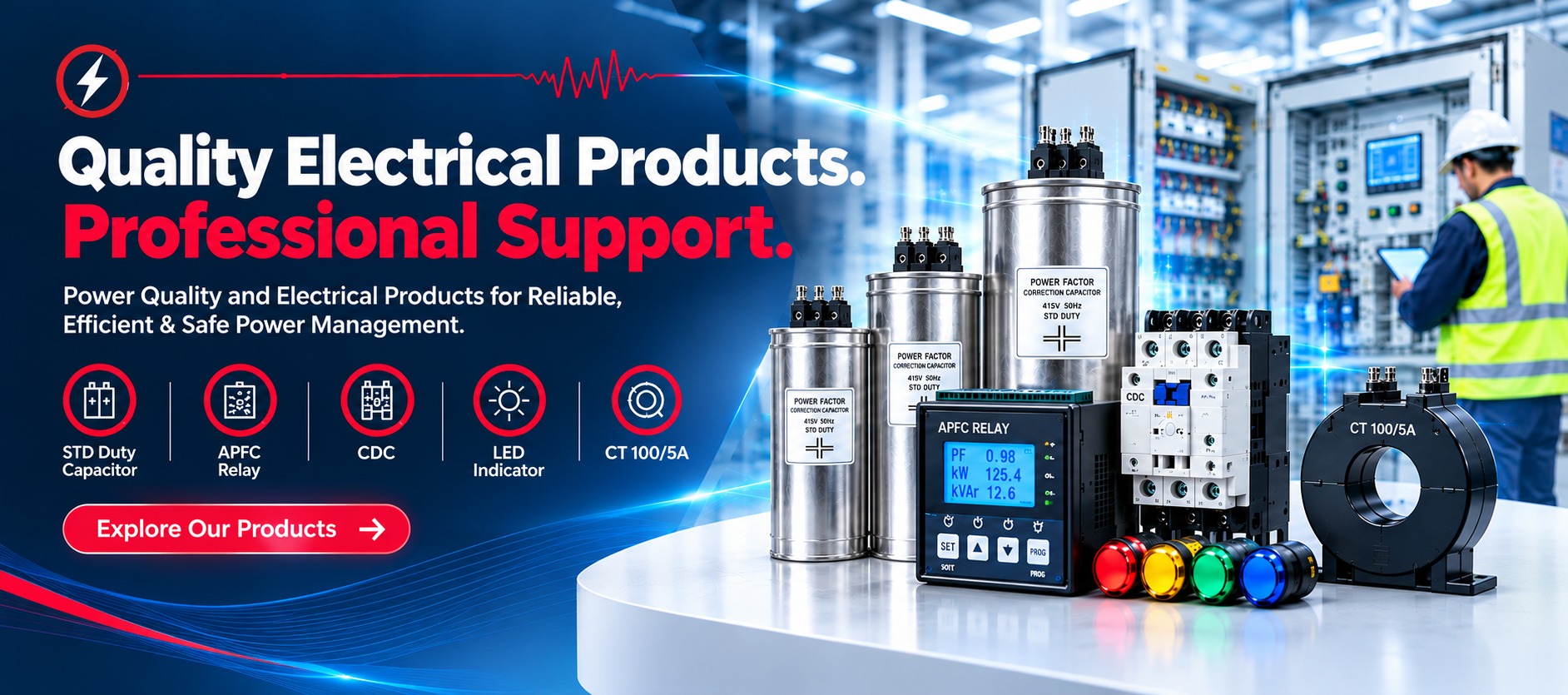 Electrical Products and Solutions - Transparent energy solutions (Power factor correction system)